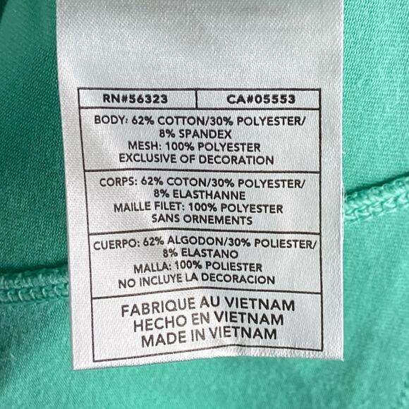 Nike Fit Dry Racerback Tank In Green And Yellow Women's Size Medium - Picture 6 of 8